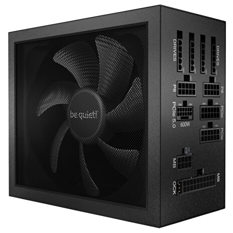 Be quiet! / zdroj DARK POWER 13 850W / ATX3.0 / active PFC / 135mm fan / 80PLUS Titanium / modulární