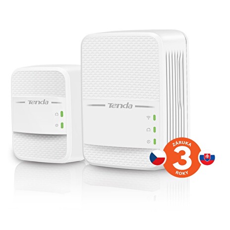 Tenda PH10 Powerline kit s extenderem WiFi AC 633 Mb/s, 2x GLAN, Homeplug AV2