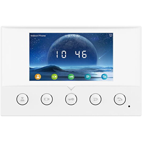 Fanvil i51W SIP vnitřní stanice, 4,3" displ., 4SIP, WiFi, PoE, 5 prog. tlačítek