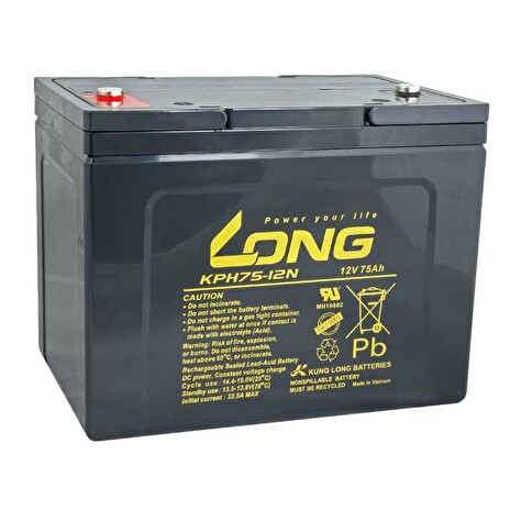 Avacom Long baterie 12V 75Ah M6 HighRate LongLife 12 let (KPH75-12N)