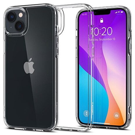 Ochranný kryt Spigen Crystal Hybrid pro iPhone 14 Plus transparentní