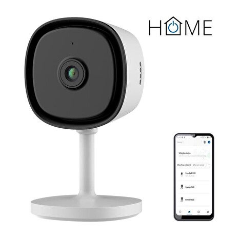 iGET HOME Camera CS1 White - WiFi IP FullHD 1080p kamera, noční vidění, dvoucestné audio, microSD