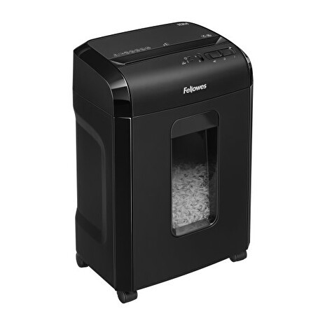 FELLOWES skartovač 10 M/ křížový řez 2x12mm/ objem koše 19 l/ stupeň utajení P-5 (tajné)/ černý