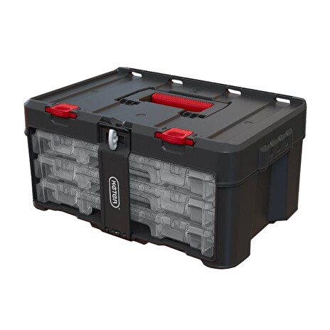 Box Keter Stack’N’Roll se třemi organizéry
