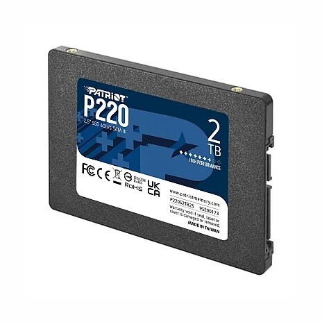 PATRIOT P220/2TB/SSD/2.5"/SATA/3R