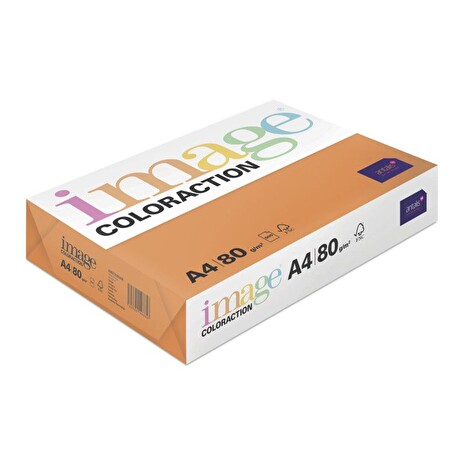 Image Coloraction kancelářský papír A4/80g, Amsterdam - cihlově oranžová (OR43), 500 listů