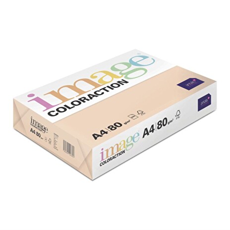 Image Coloraction kancelářský papír A4/80g, Savana - meruňková (SA24), 500 listů