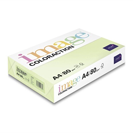 Image Coloraction kancelářský papír A4/80g, Jungle - pastelově světle zelená (GN27), 500 listů