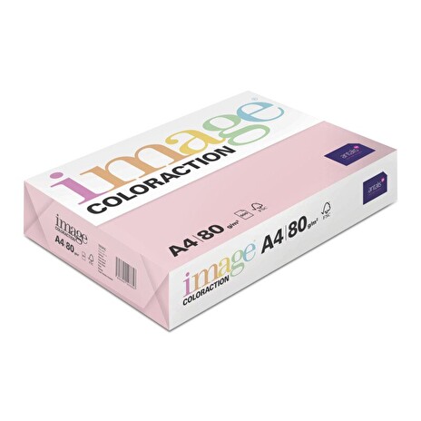 Kancelářský papír Image Coloraction A4/80g, Tropic - pastelově růžová (OPI74), 500 listů
