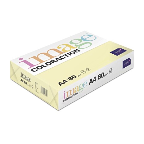 Kancelářský papír Image Coloraction A4/80g, Desert - pastelově žlutá (YE23), 500 listů