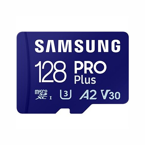 Samsung/micro SDXC/128GB/USB 3.0/USB-A/Class 10/+ Adaptér/Modrá