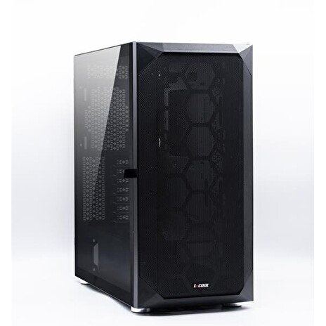 1stCOOL MiddleTower Wind Storm Black, E-ATX, USB3.0, černá