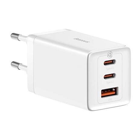 Baseus CCGP120202 GaN5 Pro Quick Nabíječka USB + 2x USB-C 65W White