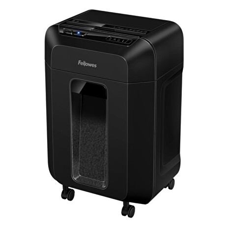 FELLOWES skartovač AutoMax 90 M/ křížový řez 4 x 12 mm/ objem koše 17 l/ stupeň utajení P-4 (důvěrné)/ černý