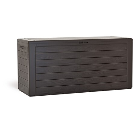 Zahradní box Prosperplast WOODEBOX hnědý 280L