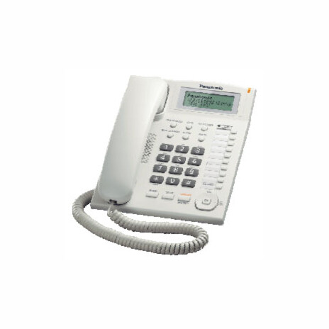 Panasonic KX-TS880FXW - jednolinkový telefon, bílý