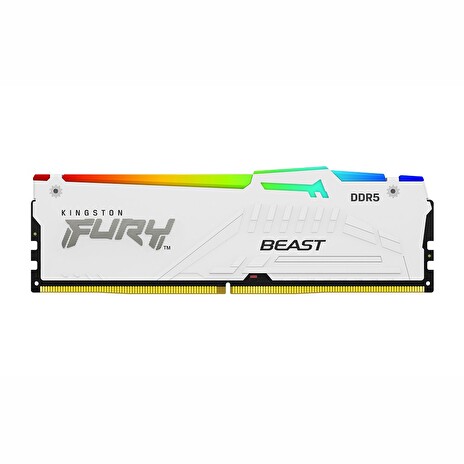 Kingston FURY Beast EXPO/DDR5/64GB/6000MHz/CL36/2x32GB/RGB/White
