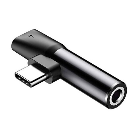 Baseus CATL41-01 Rozbočovač USB-C/3.5mm Jack Black