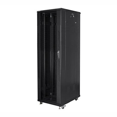 LANBERG Volně stojící skříň 19" 42U/600X1000 (v rozloženém stavu) černá (RAL9004)