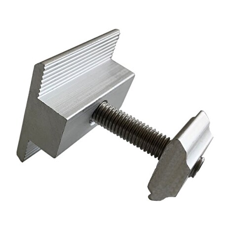 Solarmi SCSD-30 hliníkový stříbrný středový držák SC solárního panelu (30 mm)