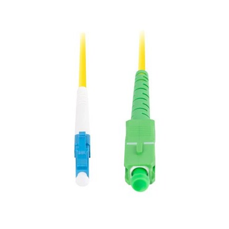 LANBERG optický patch cord SM LC/UPC-SC/APC simplex 2m LSZH G657A1 průměr 3mm, barva žlutá