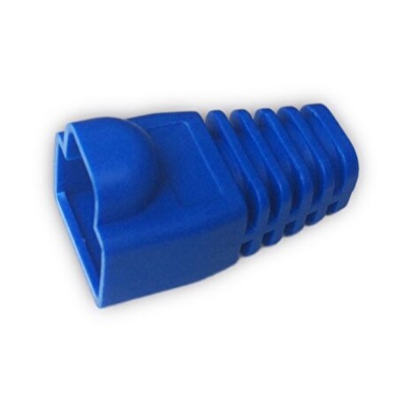 DATACOM Návlek pro plug RJ45 s bublinou modrý (10ks)