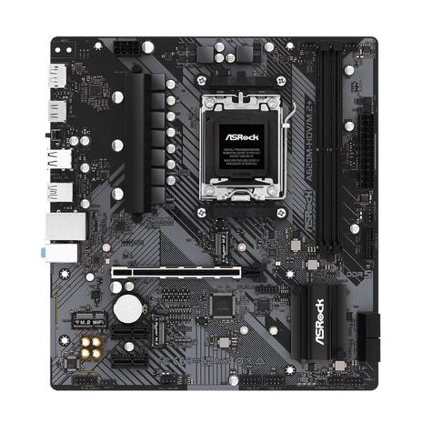 ASROCK A620M-HDV/M.2+ (AM5, amd A620, 2xDDR5 6400MHz, PCIE 4.0, HDMI+DPort, 4xSATA3 +2xM.2, USB3.2 G1, GLAN, mATX)