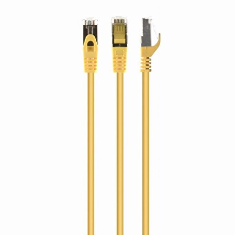 Gembird Patch kabel RJ45, cat. 6A, FTP, LSZH, 0.5m, žlutý