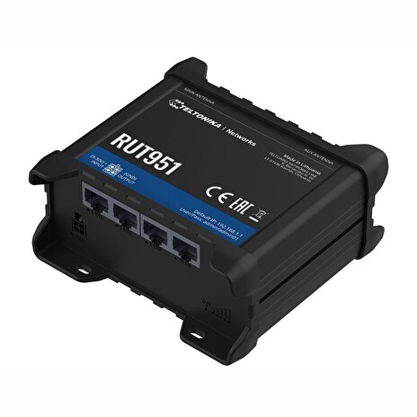 Teltonika LTE Cat 4 Industrial Cellular Router - RUT951