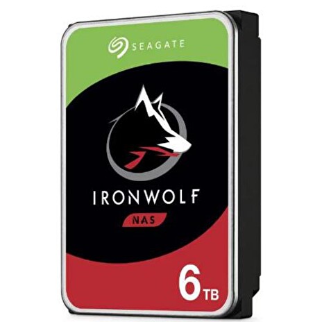 SEAGATE ST6000VN006 hdd IronWolf 6TB CMR 5400rpm 256MB NAS HDD 24x7 1-8bay 202MB/s 3.5 RAID SATA3-6Gbps