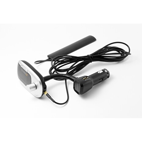FM transmitter s funkcí nabíjení a přenosem rádiových frekvencí DAB+ a DAB (FMT800)