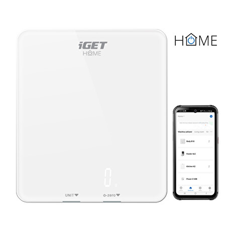 iGET HOME KITCHEN K2 White - nutriční váha