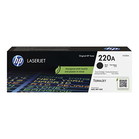 HP W2200A, black toner. kazeta HP LaserJet 220A