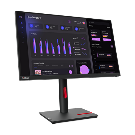 Lenovo LCD T24i-30 23,8" IPS/1920x1080/6ms/HDMI/DP/4xUSB/Výškově nastavitelný/Pivot/Vesa