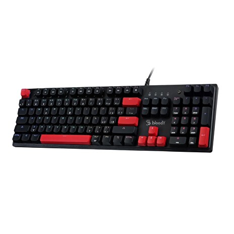 A4tech Bloody S510R ohnivě černá mechanická herní klávesnice,RGB podsvícení, USB, CZ/SK
