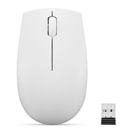 Lenovo 300/Cestovní/Optická/1 000 DPI/Bezdrátová USB/Cloud Grey
