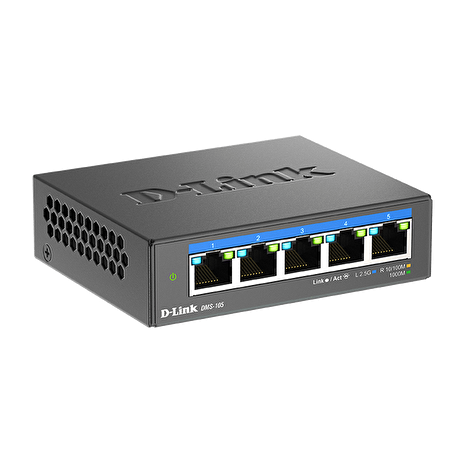 D-Link DMS-105/E 5-port 2.5G Multi-Gigabit QoS IGMP Snooping Switch