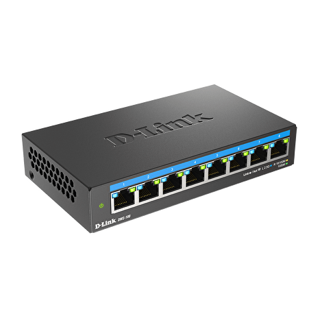 D-Link DMS-108/E 8-port 2.5G Multi-Gigabit QoS IGMP Snooping Switch