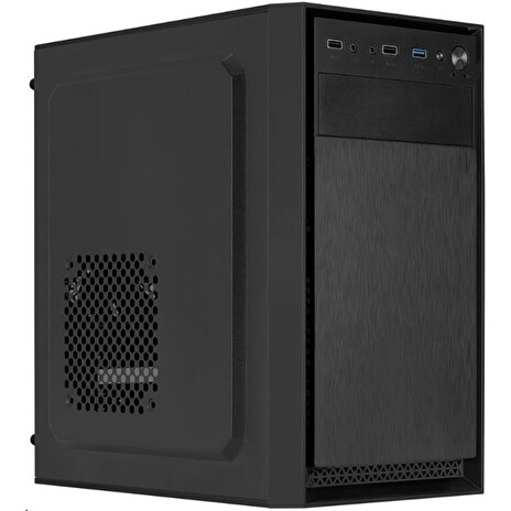 Eurocase MC X104, skrinka mATX, bez zdroja, 2xUSB2.0, 1xUSB3.0, čierna