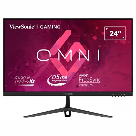 ViewSonic VX2428 OMNI / 24"/ IPS / 16:9/ 1920x1080 / 165Hz/ 0,5ms/ 250cd/m2 / Freesync premium / 2xHDMI / DP / repro