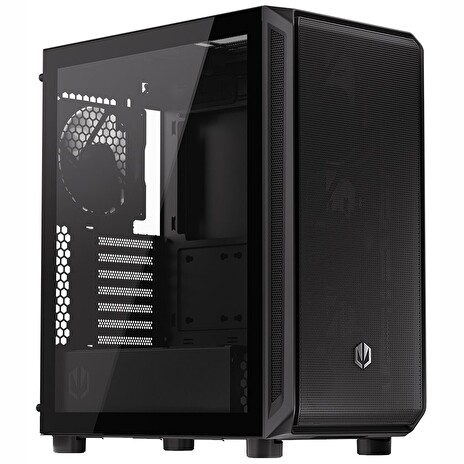 Endorfy skříň Arx 500 Air / ATX / 5 x 140 fan (až 7 fans) / 2xUSB-A / USB-C / tvrzené sklo / mesh panel / černá