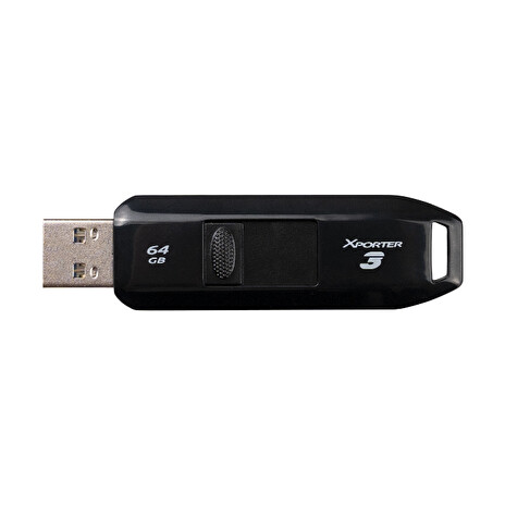 Patriot Xporter 3 Slider/64GB/USB 3.2/USB-A/Černá