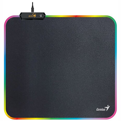 GENIUS GX GAMING podložka pod myš GX-Pad 260S RGB/ 260 x 240 x 3 mm/ RGB podsvícení
