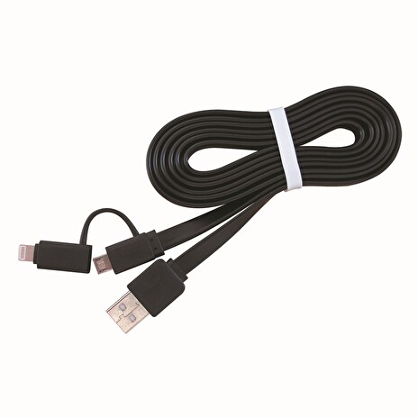 Gembird USB kabel k přenosu dat a nabíjení, 1m, černý