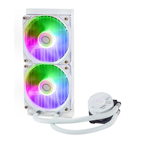 Cooler Master vodní chladič MASTERLIQUID 240L CORE ARGB, bílý