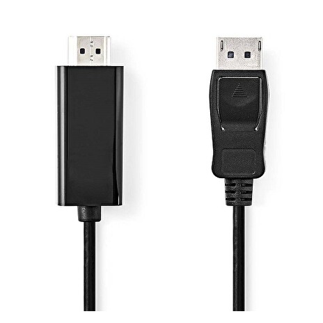 Nedis CCGL37100BK20 - DisplayPort – HDMI Adaptér | DisplayPort Zástrčka - HDMI Zástrčka | Černá