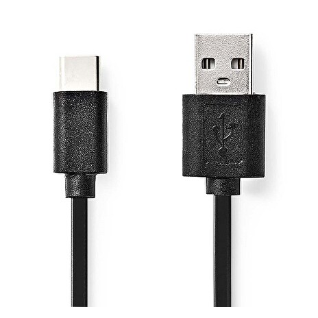 Nedis CCGL60600BK30 - USB 2.0 kabel | USB-A Zástrčka - USB-C Zástrčka | 3 m | Černá