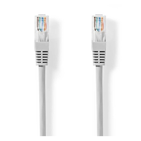 Nedis CCGL85101GY20 - Síťový Kabel Cat 5e U/UTP | RJ45 Zástrčka | RJ45 Zástrčka | 2.00 m | Kulatý | PVC | Šedá