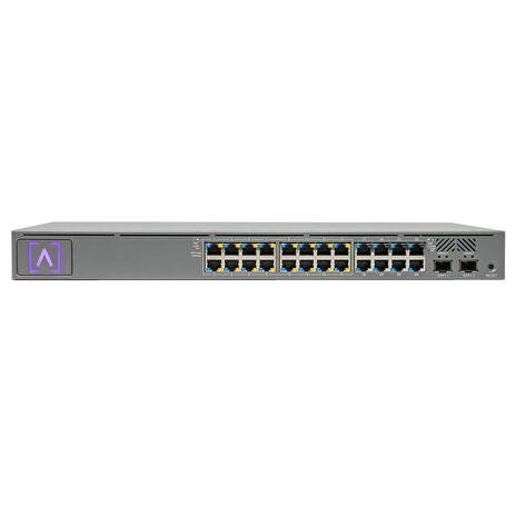 ALTA Switch 24 POE - 24x Gbit RJ45, 2x SFP+ port, 16x PoE 802.3at (PoE budget 240W)