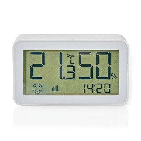 Nedis ZBSC30WT - Smart Sensor Klimatu | Zigbee 3.0 | Napájení z baterie | Android™ / IOS | Bílá